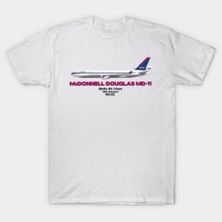 McDonnell Douglas MD-11 - Delta Air Lines "Old Colours" T-Shirt